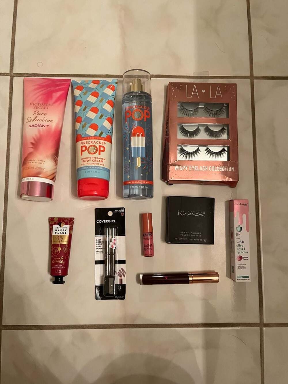 Beauty & Body Care Bundle 10 Pc Victoria’s Secret Bath & Body Works NYX New - Picture 2 of 16
